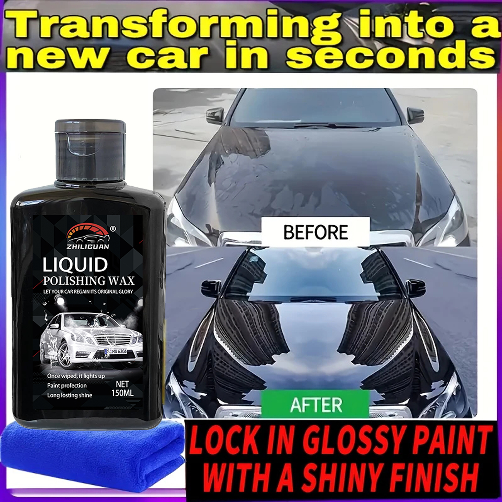 Car Wax Ceramic Coating - Car Nano Ceramic Coating Wax &
