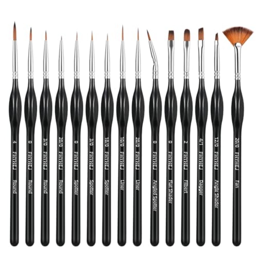 Detail Paint Brushes Set, 15PC – Detailing Brush Set Bewertung und Preis