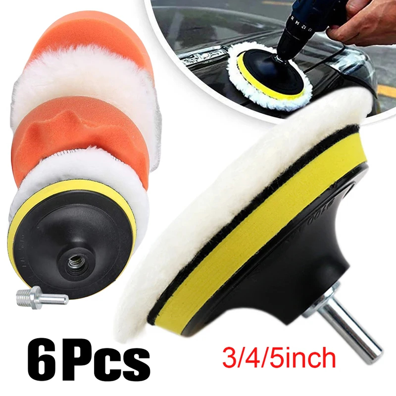 3/4/5 Inch Car Polisher Pads K – Polish Pad Set Buffer Bewertung und Preis