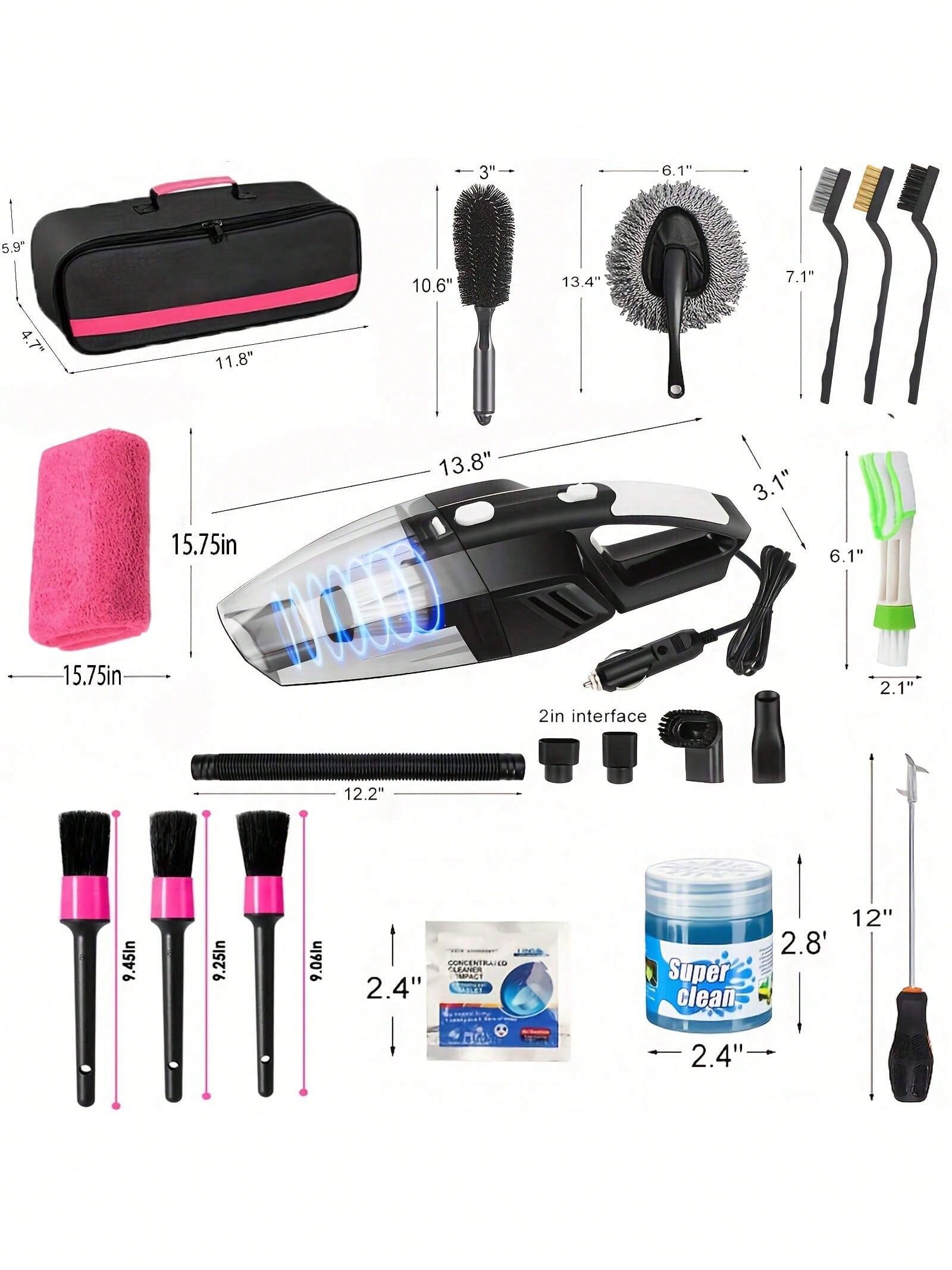 25pcs Car Cleaning Wash Kit In – Interior Detailing Kit Bewertung und Preis