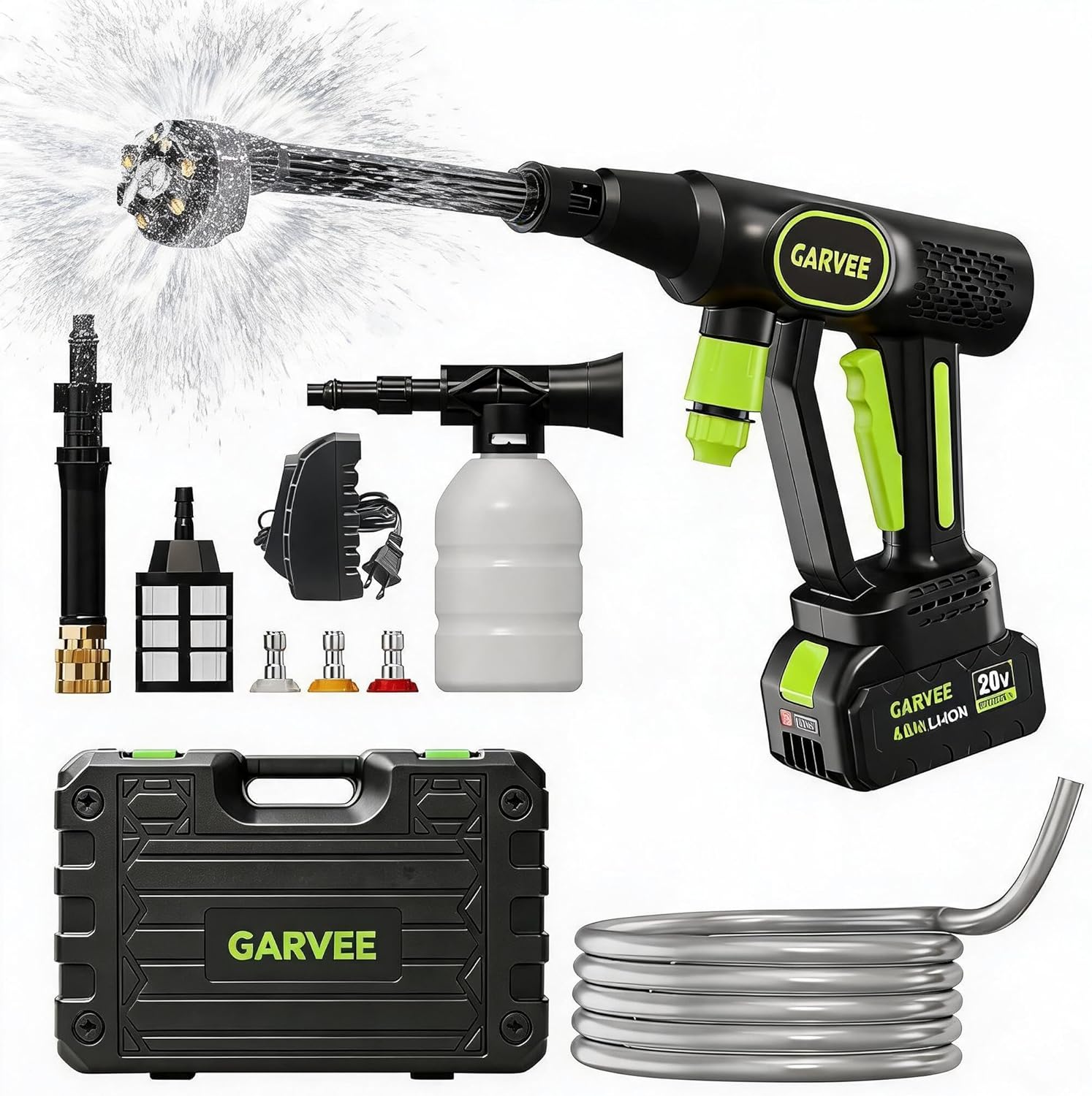 Cordless Pressure Washer, 320  – Foam Cannon Car Wash Bewertung und Preis