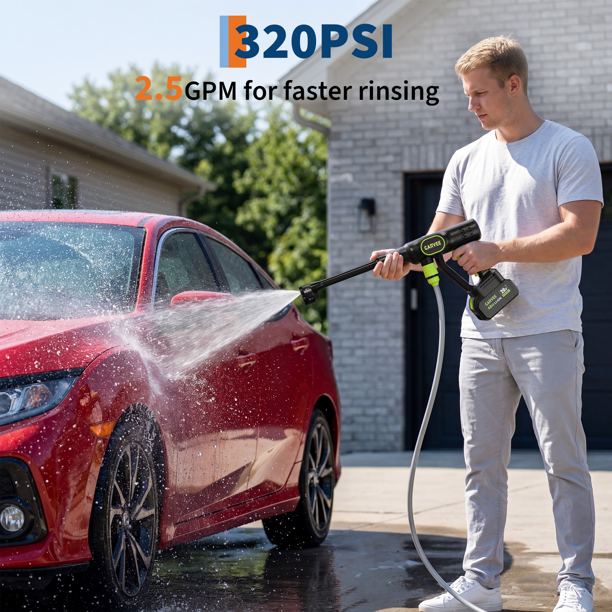 Cordless Pressure Washer, 320  – Foam Cannon Car Wash Bewertung und Preis