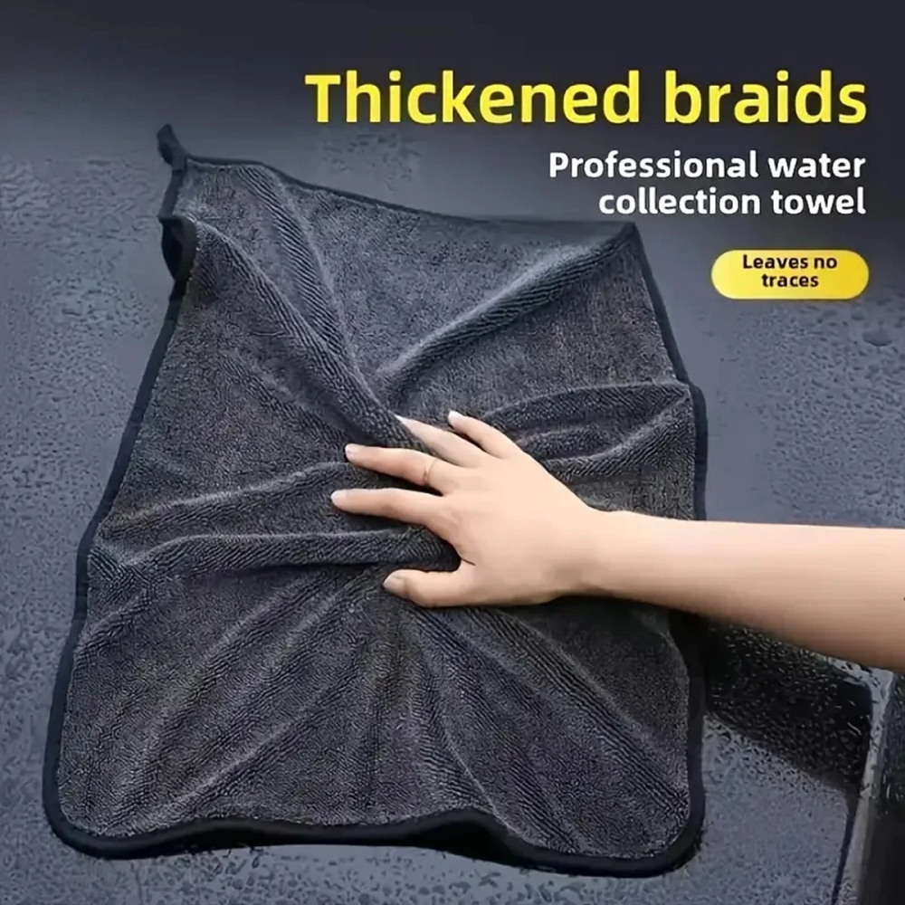 Oversized Dark Gray Car Microf – Microfiber Towel Detailing Bewertung und Preis