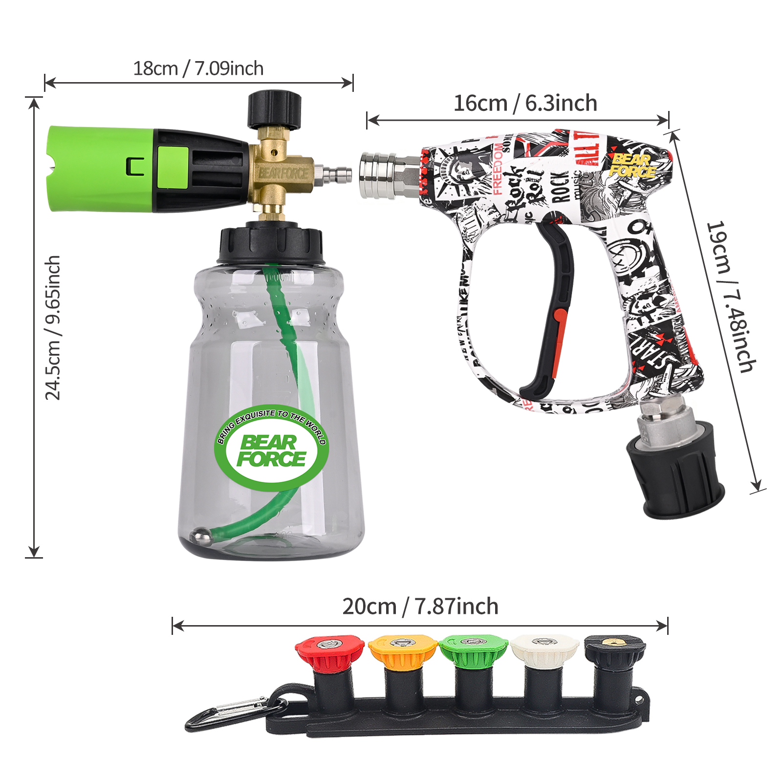 BEAR FORCE Pressure Washer Foa – Pressure Washer Foam Gun Bewertung und Preis